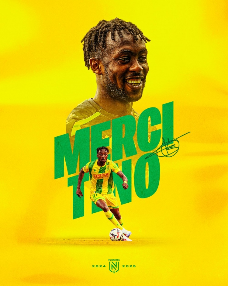 官方：南特29歲前鋒卡德維爾加盟希臘球隊(duì)阿里斯