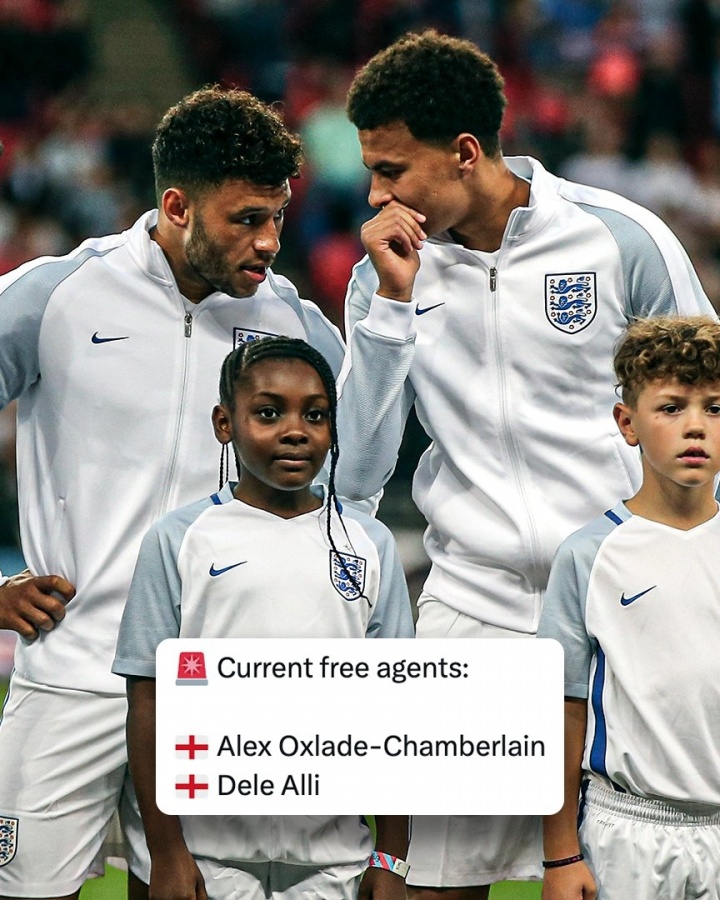 巔峰身價(jià)1.4億歐！29歲阿里&32歲張伯倫均無(wú)球可踢 現(xiàn)總身價(jià)410萬(wàn)